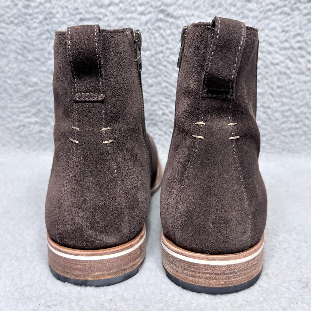 Helm x Huckberry Pablo Mens Size 12 Ankle Boots Brown Balthazar Suede Exclusive - Picture 4 of 10